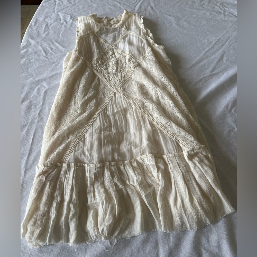 Free People Dress size Small
Color: Cream